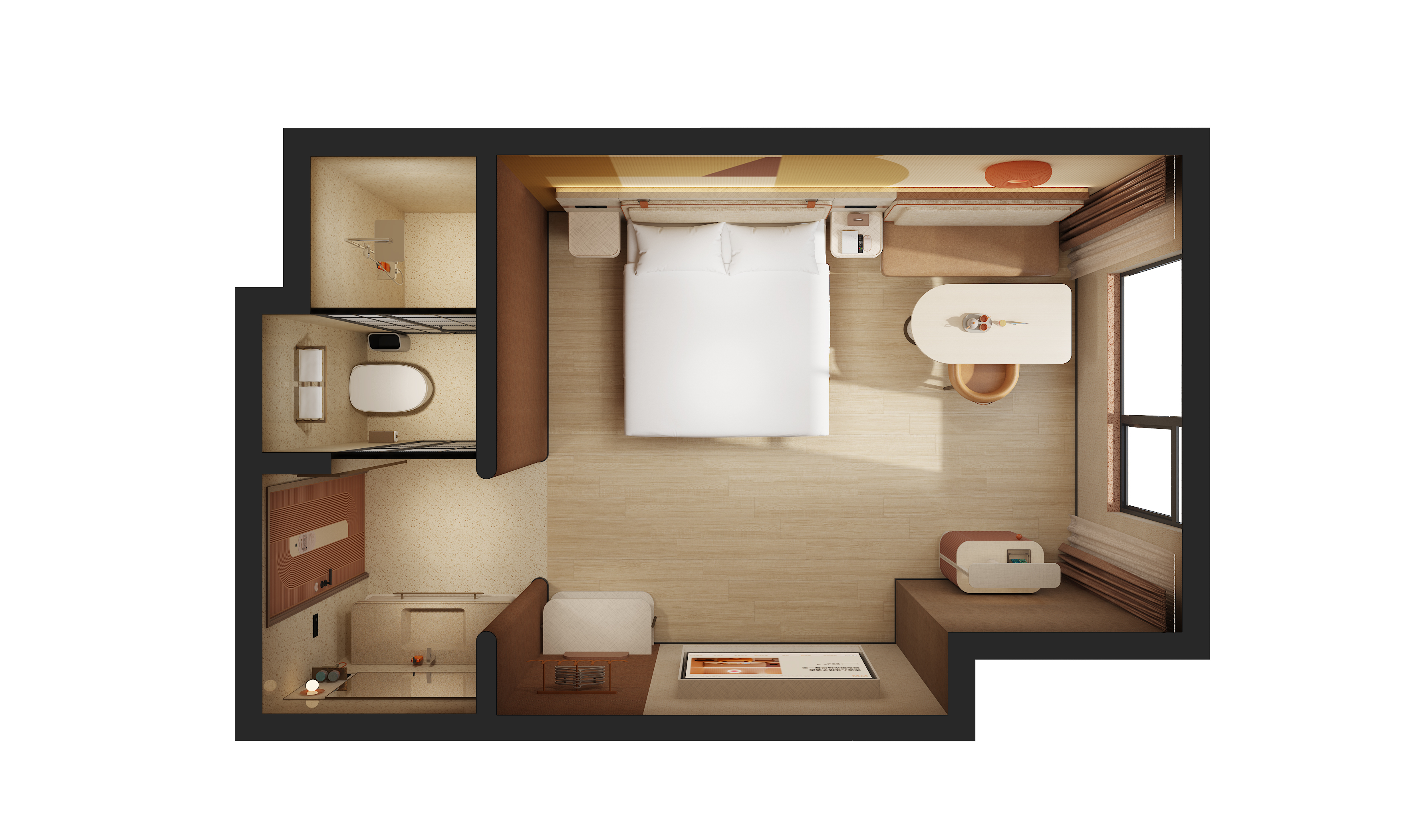 Hotel Room Floor Plan
